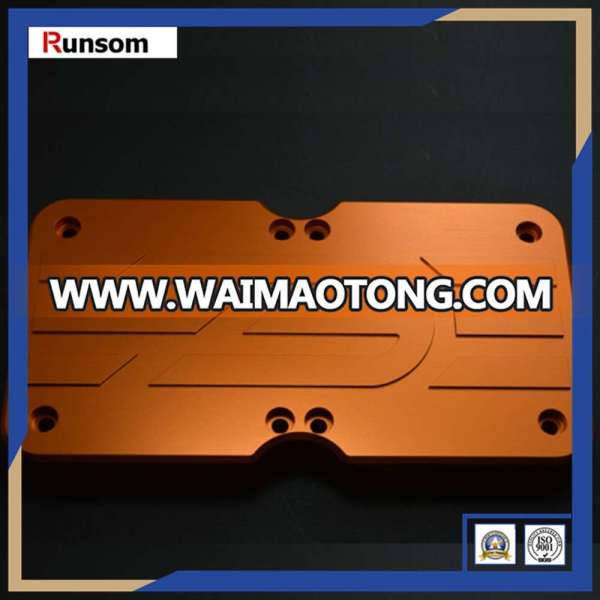 CNC Milling Parts Orange Anodized Aluminum